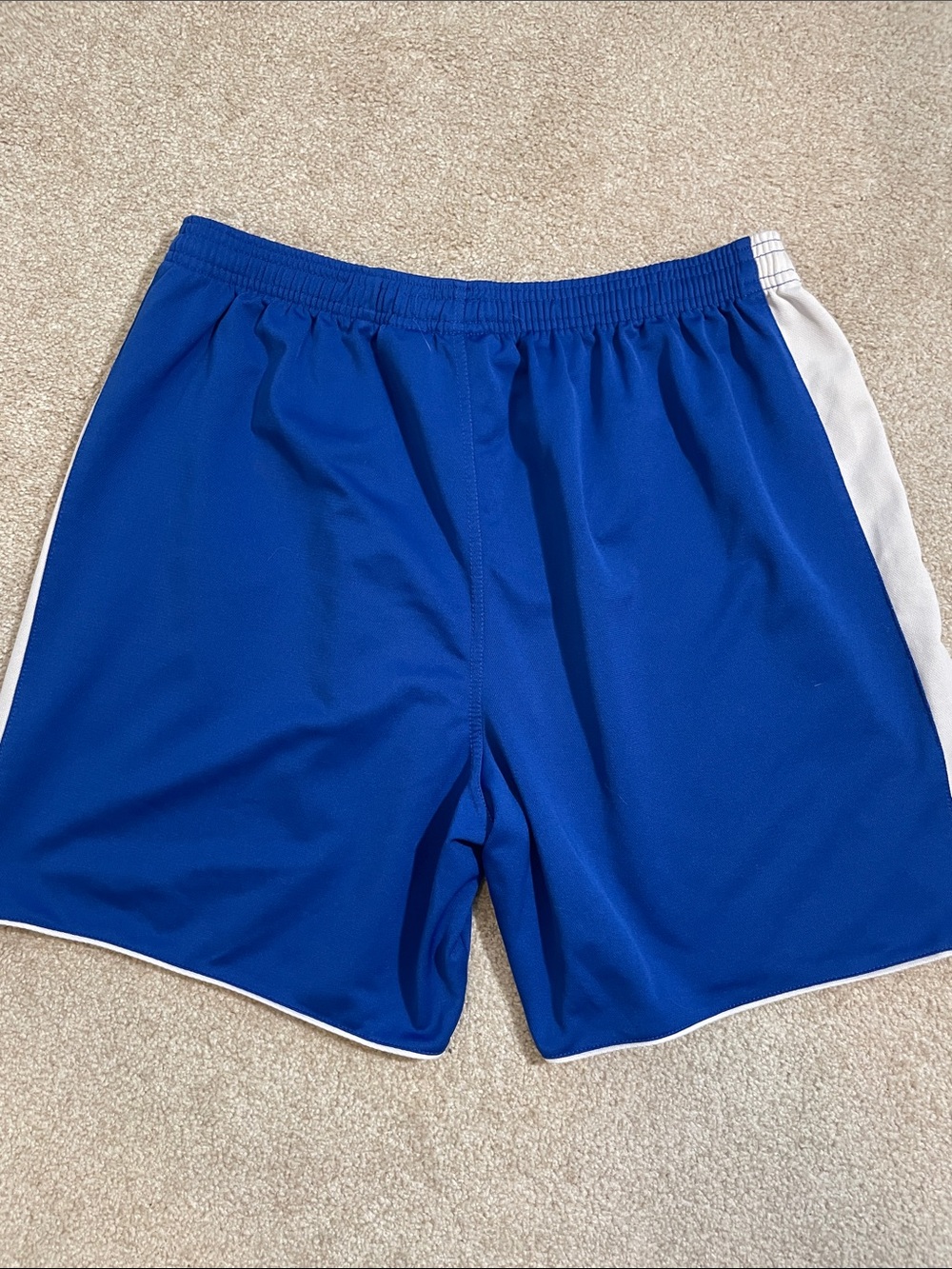 Umbro Royal Blue Athletic Shorts with White Panels - Picture 6 of 6